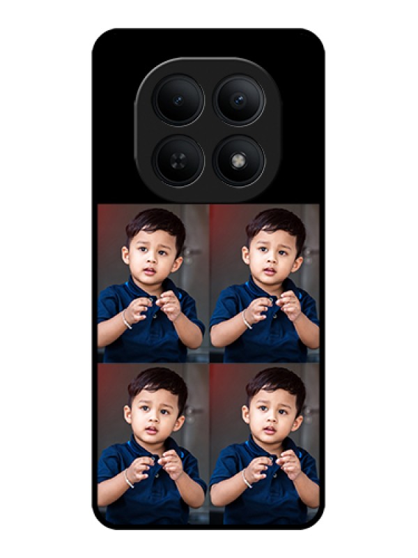 Custom Xiaomi Redmi Note 15 5G Custom Glass Phone Case - 4 Image Holder Design