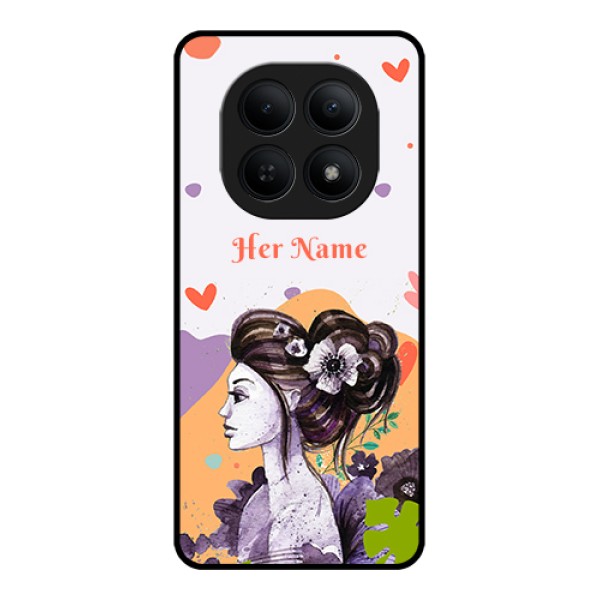 Xiaomi Redmi Note 15 5G Custom Glass Phone Case - Woman And Nature Design