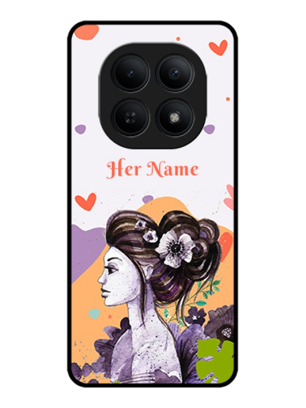 Custom Xiaomi Redmi Note 15 5G Custom Glass Phone Case - Woman And Nature Design