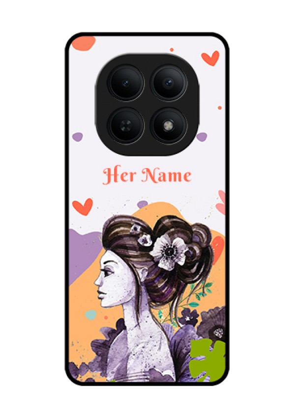 Xiaomi Redmi Note 15 5G Custom Glass Phone Case - Woman And Nature Design