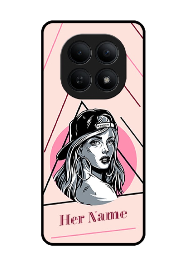 Xiaomi Redmi Note 15 5G Custom Glass Phone Case - Rockstar Girl Design