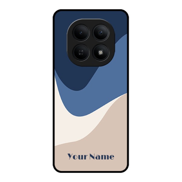 Xiaomi Redmi Note 15 5G Custom Glass Phone Case - Abstract Drip Art Design