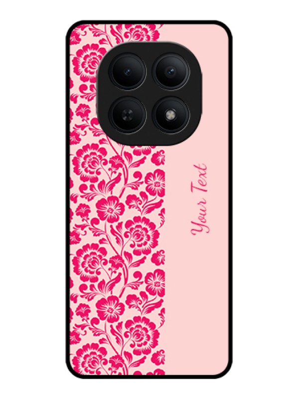 Custom Xiaomi Redmi Note 15 5G Custom Glass Phone Case - Attractive Floral Pattern Design