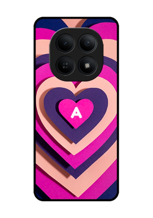 Xiaomi Redmi Note 15 5G Custom Glass Phone Case - Cute Heart Pattern Design