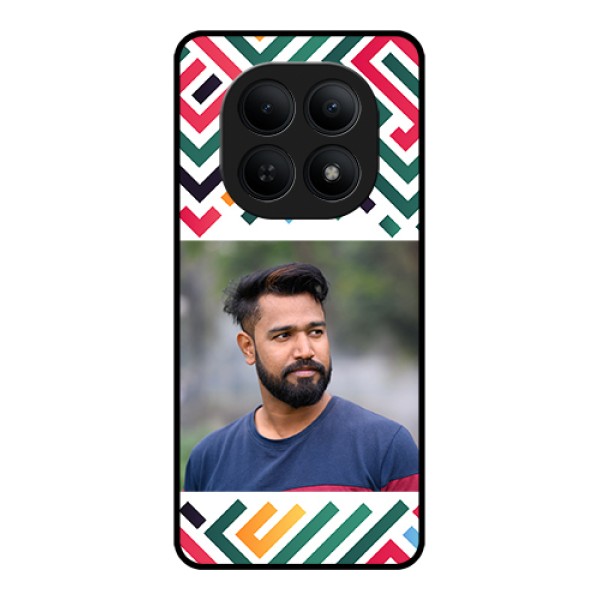 Xiaomi Redmi Note 15 5G Custom Glass Phone Case - Colorful Maze Pattern Design Xiaomi Redmi Note 15 5G Custom Glass Phone Case - Colorful Maze Pattern Design