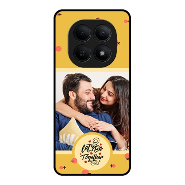 Xiaomi Redmi Note 15 5G Custom Glass Phone Case - Lets Be Together Design Xiaomi Redmi Note 15 5G Custom Glass Phone Case - Lets Be Together Design