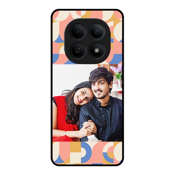 Xiaomi Redmi Note 15 5G Custom Glass Phone Case - Semi - Circle Maze Pattern Design Xiaomi Redmi Note 15 5G Custom Glass Phone Case - Semi - Circle Maze Pattern Design