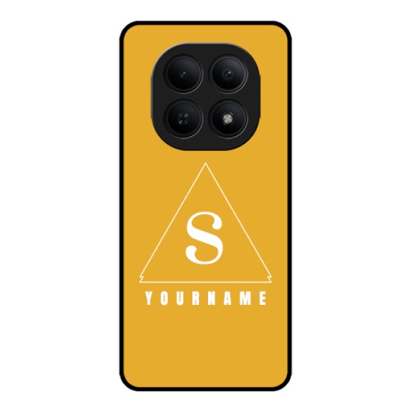 Xiaomi Redmi Note 15 5G Custom Glass Phone Case - Simple Triangle Design Xiaomi Redmi Note 15 5G Custom Glass Phone Case - Simple Triangle Design