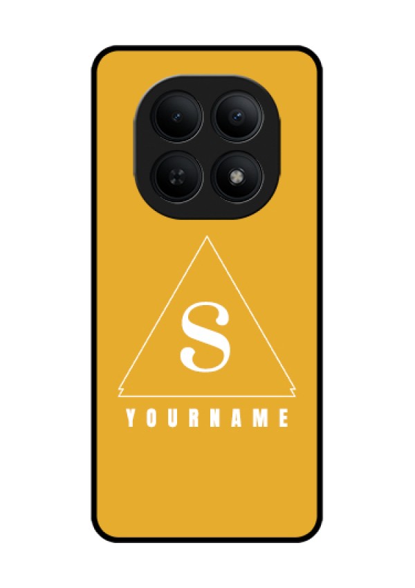 Xiaomi Redmi Note 15 5G Custom Glass Phone Case - Simple Triangle Design