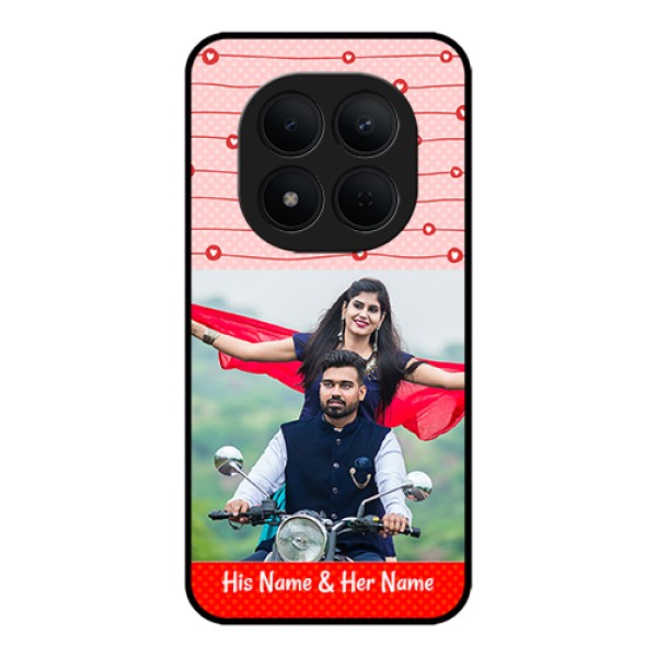 Xiaomi Redmi Note 15 Pro 5G Custom Glass Phone Case - Red Pattern Case Design Xiaomi Redmi Note 15 Pro 5G Custom Glass Phone Case - Red Pattern Case Design