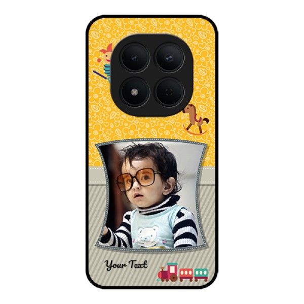 Xiaomi Redmi Note 15 Pro 5G Custom Glass Phone Case - Baby Picture Upload Design Xiaomi Redmi Note 15 Pro 5G Custom Glass Phone Case - Baby Picture Upload Design