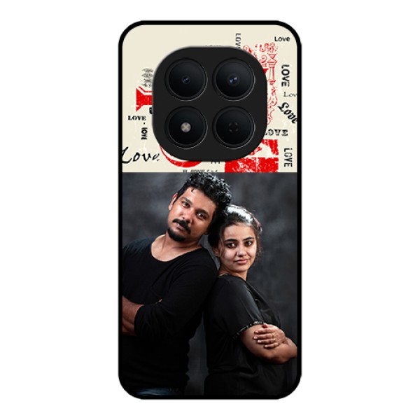 Xiaomi Redmi Note 15 Pro 5G Custom Glass Phone Case - Trendy Love Design Case