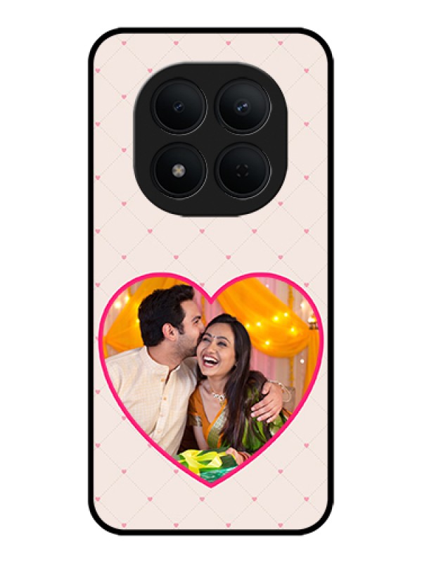 Custom Xiaomi Redmi Note 15 Pro 5G Custom Glass Phone Case - Heart Shape Design