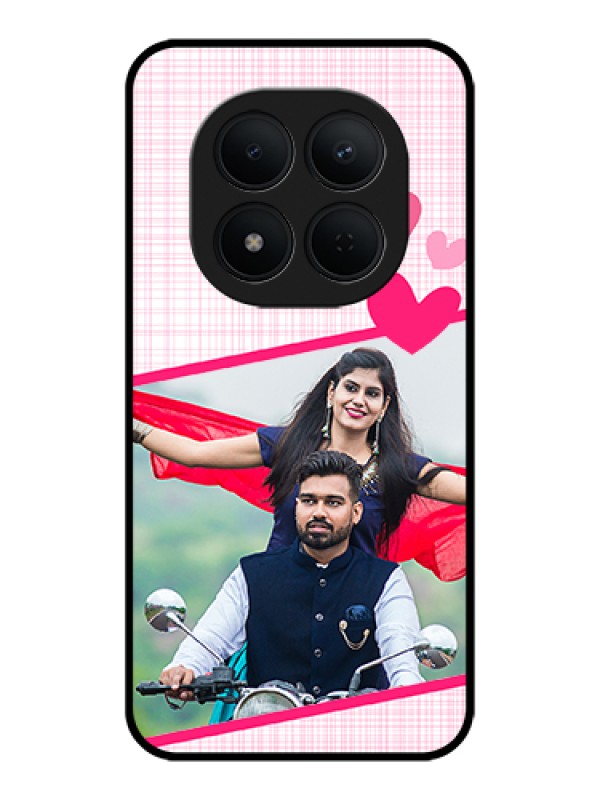 Custom Xiaomi Redmi Note 15 Pro 5G Custom Glass Phone Case - Love Shape Heart Design