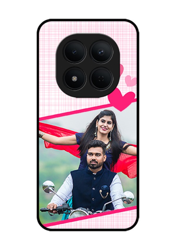 Xiaomi Redmi Note 15 Pro 5G Custom Glass Phone Case - Love Shape Heart Design