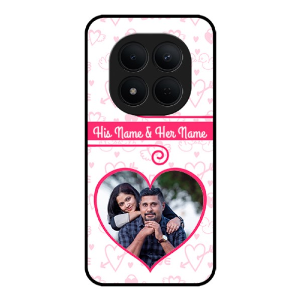 Xiaomi Redmi Note 15 Pro 5G Custom Glass Phone Case - Heart Shape Love Design Xiaomi Redmi Note 15 Pro 5G Custom Glass Phone Case - Heart Shape Love Design