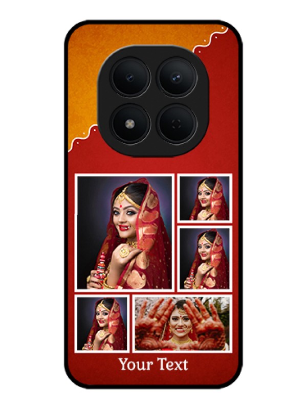Custom Xiaomi Redmi Note 15 Pro 5G Custom Glass Phone Case - Wedding Pic Upload Design