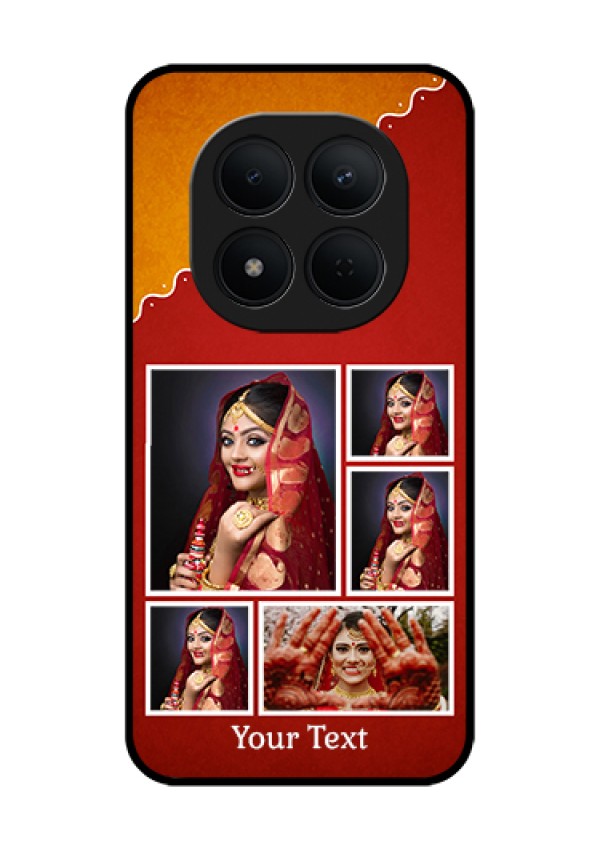 Xiaomi Redmi Note 15 Pro 5G Custom Glass Phone Case - Wedding Pic Upload Design