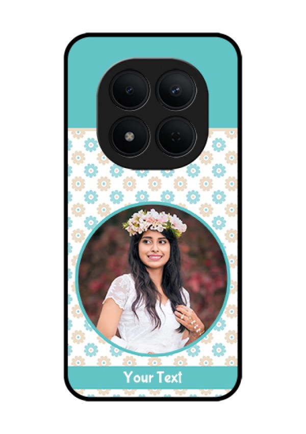 Xiaomi Redmi Note 15 Pro 5G Custom Glass Phone Case - Beautiful Flowers Design