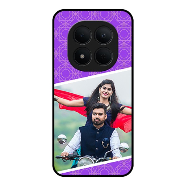 Xiaomi Redmi Note 15 Pro 5G Custom Glass Phone Case - Violet Color Pattern Design Xiaomi Redmi Note 15 Pro 5G Custom Glass Phone Case - Violet Color Pattern Design
