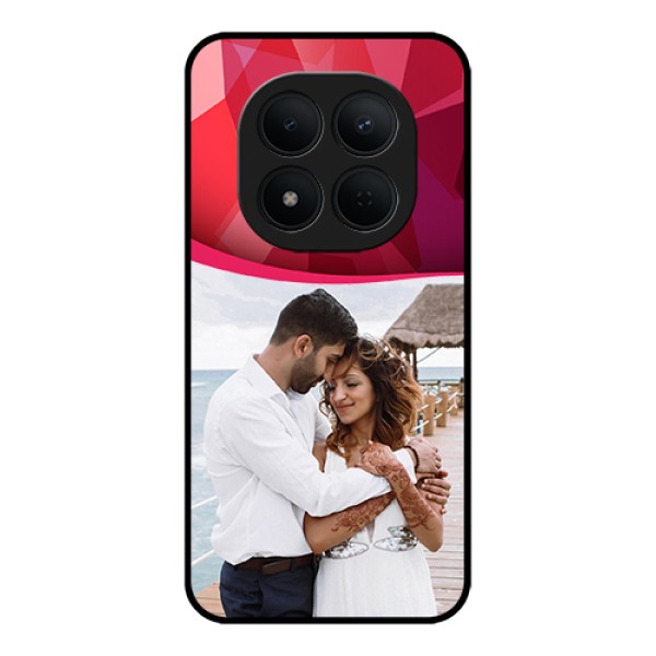 Xiaomi Redmi Note 15 Pro 5G Custom Glass Phone Case - Red Abstract Design Xiaomi Redmi Note 15 Pro 5G Custom Glass Phone Case - Red Abstract Design