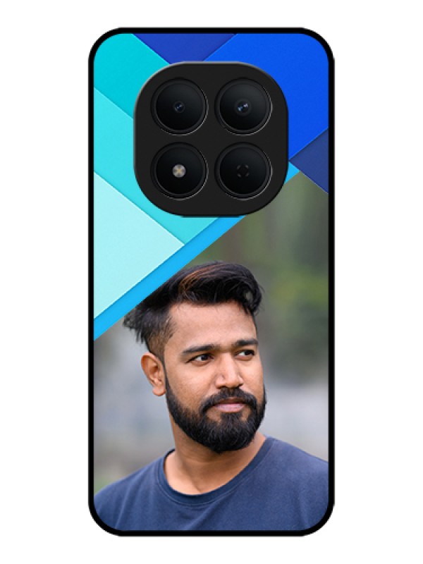 Custom Xiaomi Redmi Note 15 Pro 5G Custom Glass Phone Case - Blue Pattern Design