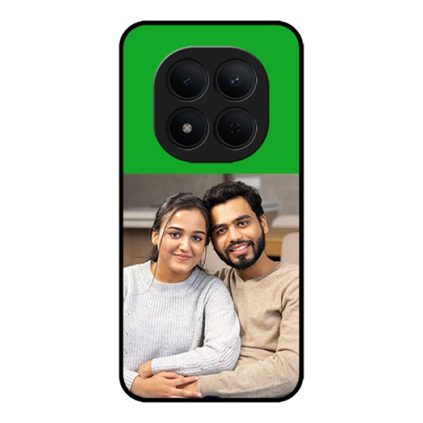 Xiaomi Redmi Note 15 Pro 5G Custom Glass Phone Case - Green Pattern Design