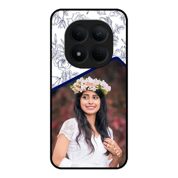 Xiaomi Redmi Note 15 Pro 5G Custom Glass Phone Case - Classy Floral Design Xiaomi Redmi Note 15 Pro 5G Custom Glass Phone Case - Classy Floral Design