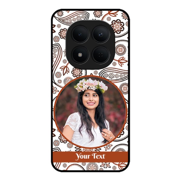Xiaomi Redmi Note 15 Pro 5G Custom Glass Phone Case - Abstract Flower Design Xiaomi Redmi Note 15 Pro 5G Custom Glass Phone Case - Abstract Flower Design