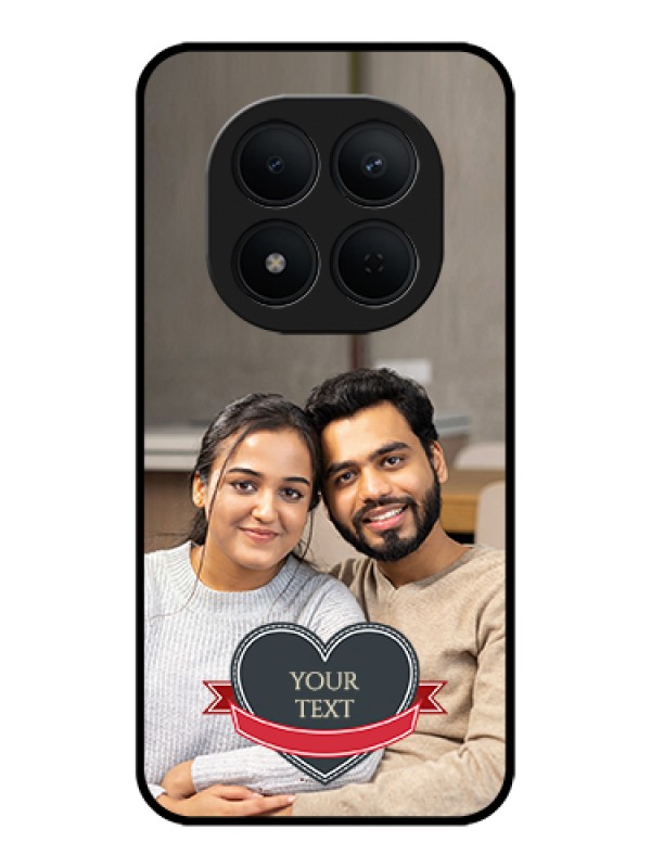 Custom Xiaomi Redmi Note 15 Pro 5G Custom Glass Phone Case - Just Married Couple Design