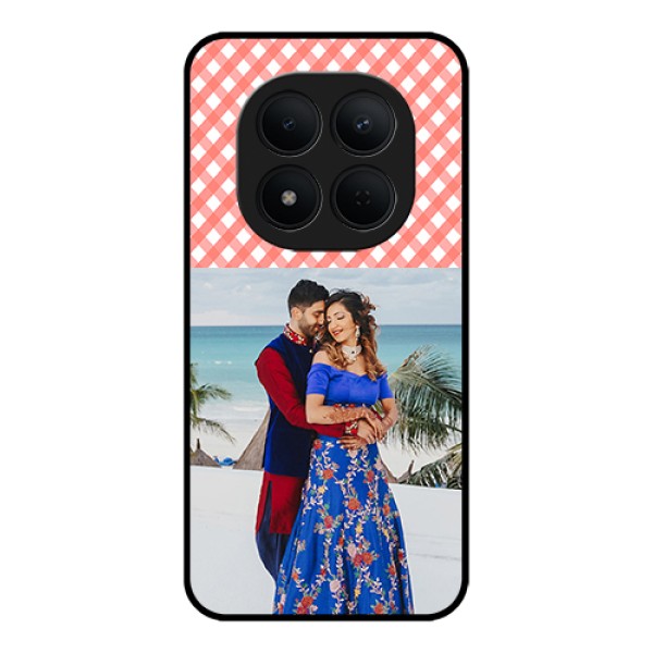 Xiaomi Redmi Note 15 Pro 5G Custom Glass Phone Case - Pink Pattern Design