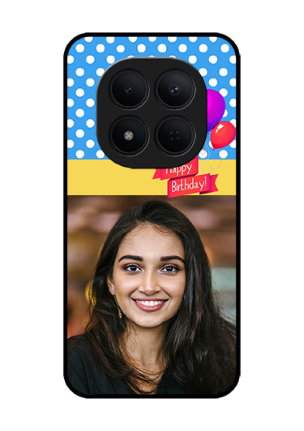 Xiaomi Redmi Note 15 Pro 5G Custom Glass Phone Case - Happy Birthday Design