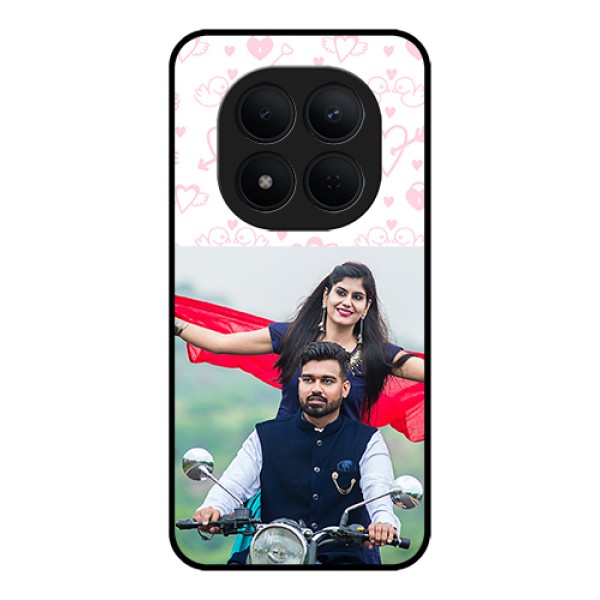 Xiaomi Redmi Note 15 Pro 5G Custom Glass Phone Case - Pink Flying Heart Design Xiaomi Redmi Note 15 Pro 5G Custom Glass Phone Case - Pink Flying Heart Design