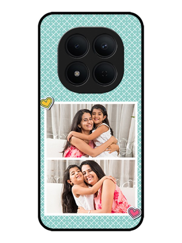Custom Xiaomi Redmi Note 15 Pro 5G Custom Glass Phone Case - 2 Image Holder With Pattern Design