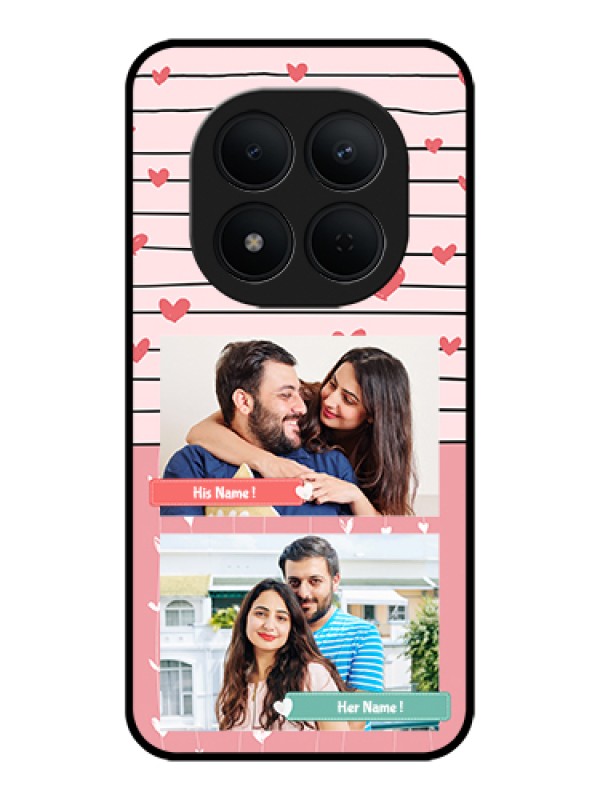 Custom Xiaomi Redmi Note 15 Pro 5G Custom Glass Phone Case - Photo With Heart Design