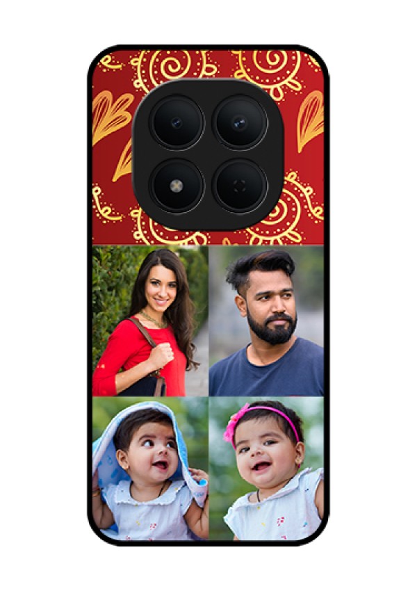 Xiaomi Redmi Note 15 Pro 5G Custom Glass Phone Case - 4 Image Traditional Design