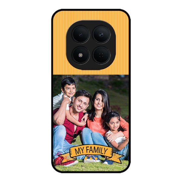Xiaomi Redmi Note 15 Pro 5G Custom Glass Phone Case - My Family Design