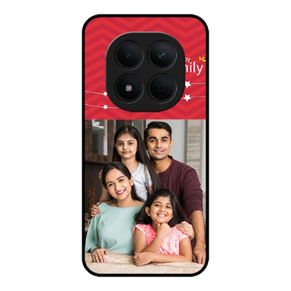 Xiaomi Redmi Note 15 Pro 5G Custom Glass Phone Case - Happy Family Design Xiaomi Redmi Note 15 Pro 5G Custom Glass Phone Case - Happy Family Design