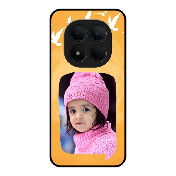 Xiaomi Redmi Note 15 Pro 5G Custom Glass Phone Case - Water Color Design With Bird Icons