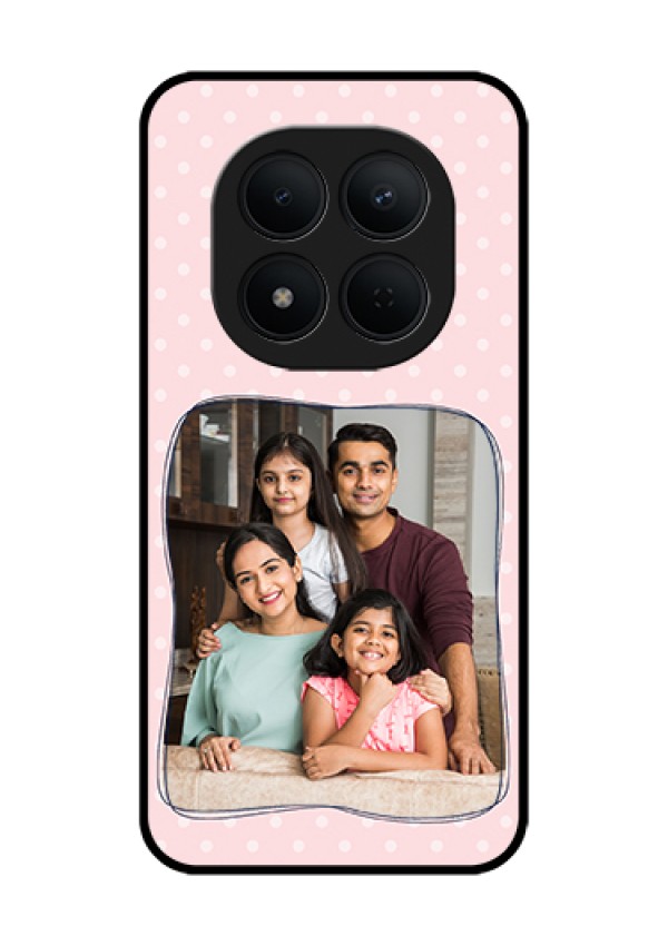 Xiaomi Redmi Note 15 Pro 5G Custom Glass Phone Case - Family With Dots Design