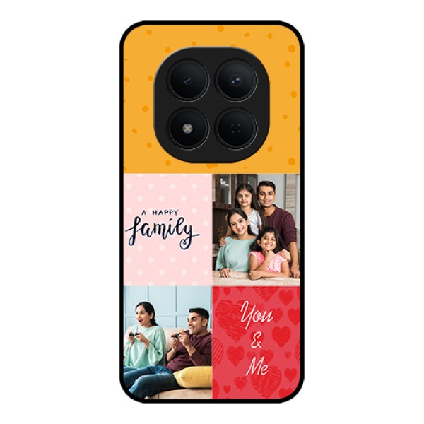 Xiaomi Redmi Note 15 Pro 5G Custom Glass Phone Case - Images With Quotes Design