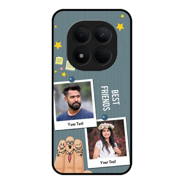 Xiaomi Redmi Note 15 Pro 5G Custom Glass Phone Case - Sticky Frames And Friendship Design Xiaomi Redmi Note 15 Pro 5G Custom Glass Phone Case - Sticky Frames And Friendship Design
