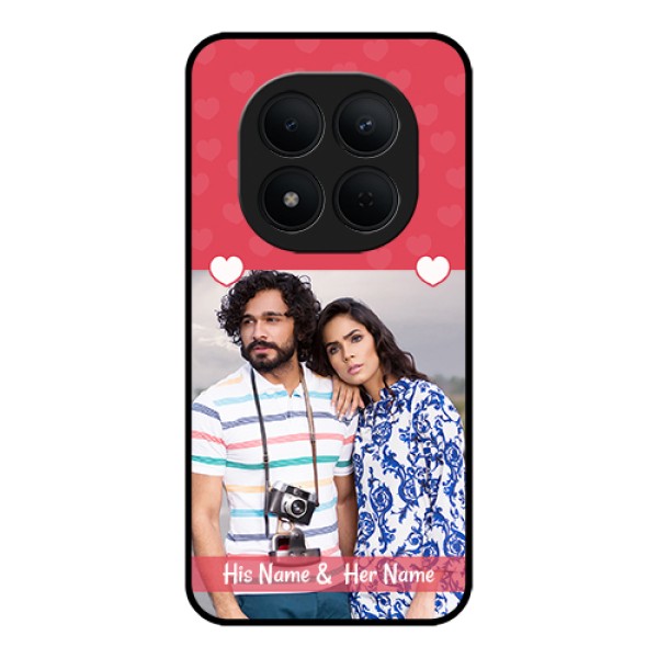 Xiaomi Redmi Note 15 Pro 5G Custom Glass Phone Case - Simple Love Design
