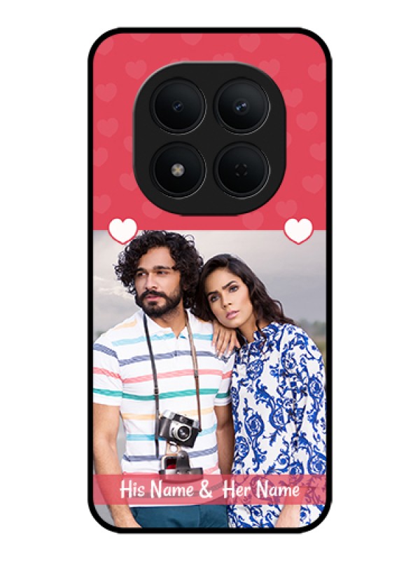 Custom Xiaomi Redmi Note 15 Pro 5G Custom Glass Phone Case - Simple Love Design
