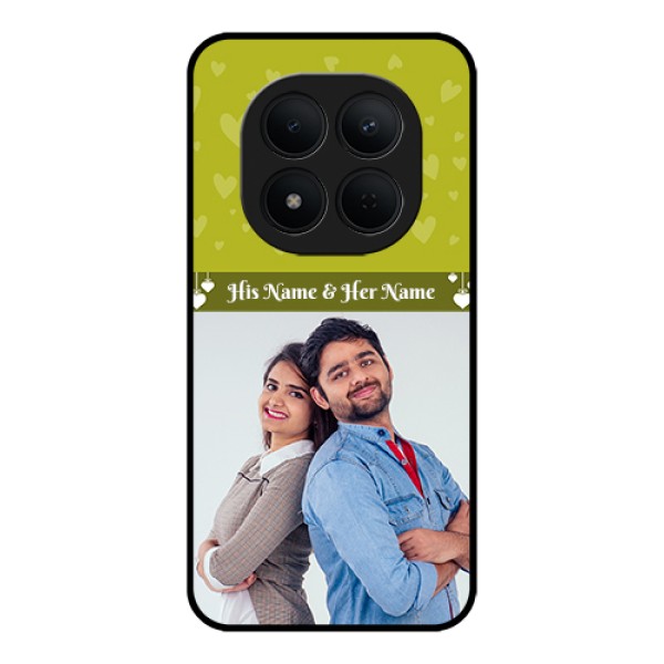 Xiaomi Redmi Note 15 Pro 5G Custom Glass Phone Case - You & Me Heart Design Xiaomi Redmi Note 15 Pro 5G Custom Glass Phone Case - You & Me Heart Design