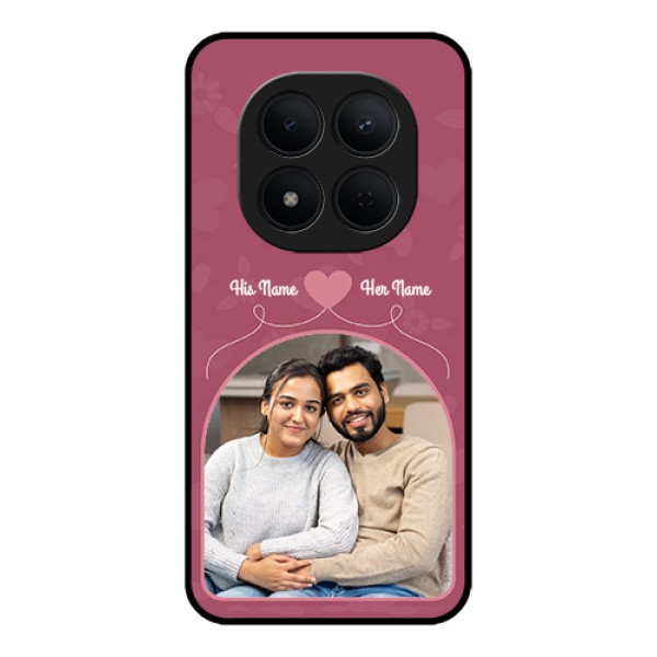 Xiaomi Redmi Note 15 Pro 5G Custom Glass Phone Case - Love Floral Design
