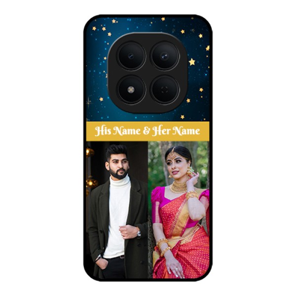 Xiaomi Redmi Note 15 Pro 5G Custom Glass Phone Case - Galaxy Stars Backdrop Design