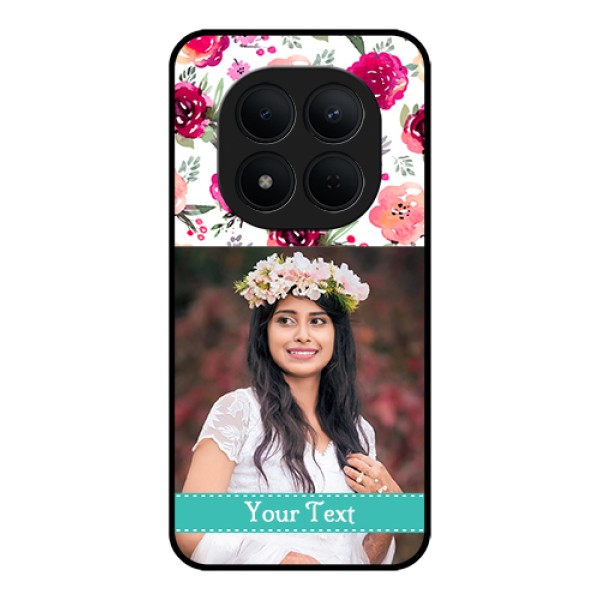 Xiaomi Redmi Note 15 Pro 5G Custom Glass Phone Case - Water Colors Floral Design Xiaomi Redmi Note 15 Pro 5G Custom Glass Phone Case - Water Colors Floral Design