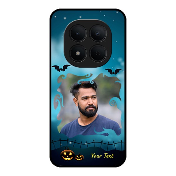 Xiaomi Redmi Note 15 Pro 5G Custom Glass Phone Case - Halloween Frame Design