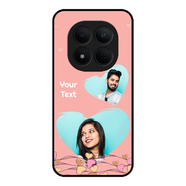Xiaomi Redmi Note 15 Pro 5G Custom Glass Phone Case - Love Doodle Design Xiaomi Redmi Note 15 Pro 5G Custom Glass Phone Case - Love Doodle Design